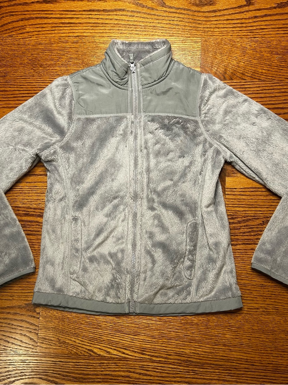 Kids' Gray Plush Full-Zip Jacket - children’s Place